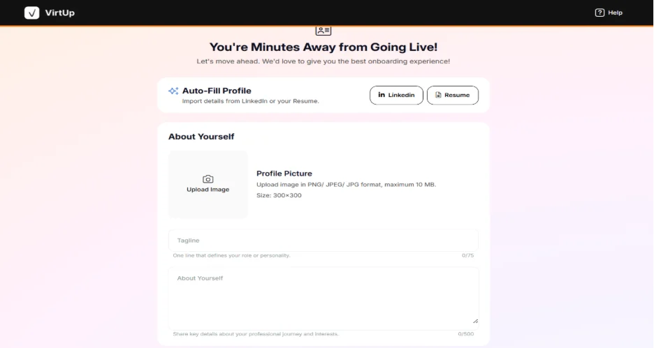 STEP 5 Complete Profile to Become a Consultant
