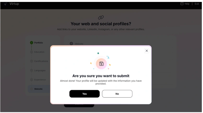 profile into our database